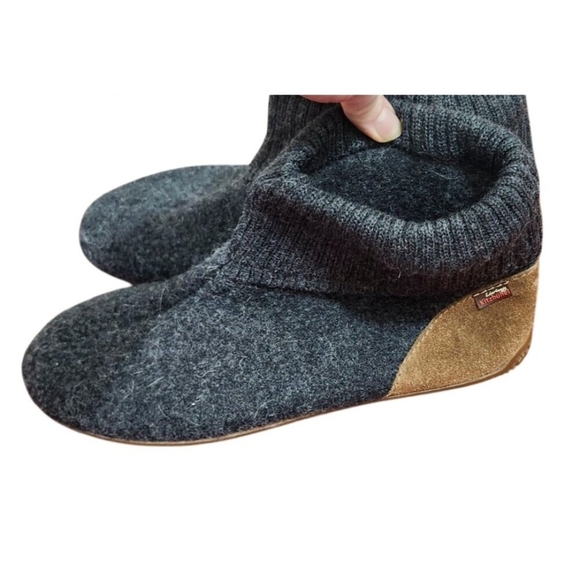 Living Kitzbuehel Slipper Boot | Uni, Anthra Back | House Shoes » Slipper Boots - Picture 5 of 12